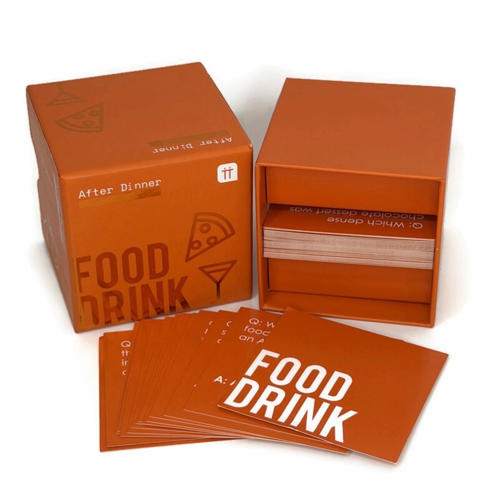 Talking Tables Food & Drink Trivia Cards